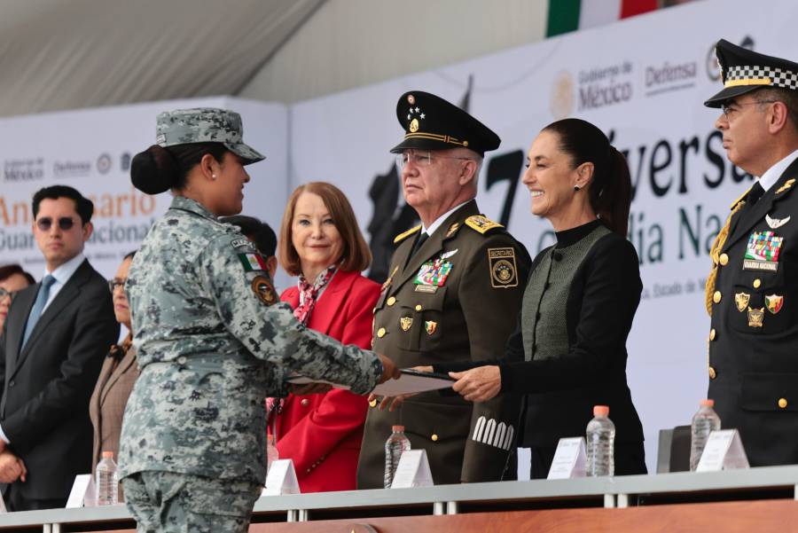 Guardia Nacional ha contribuido a reducir 46% los homicidios dolosos: Sheinbaum