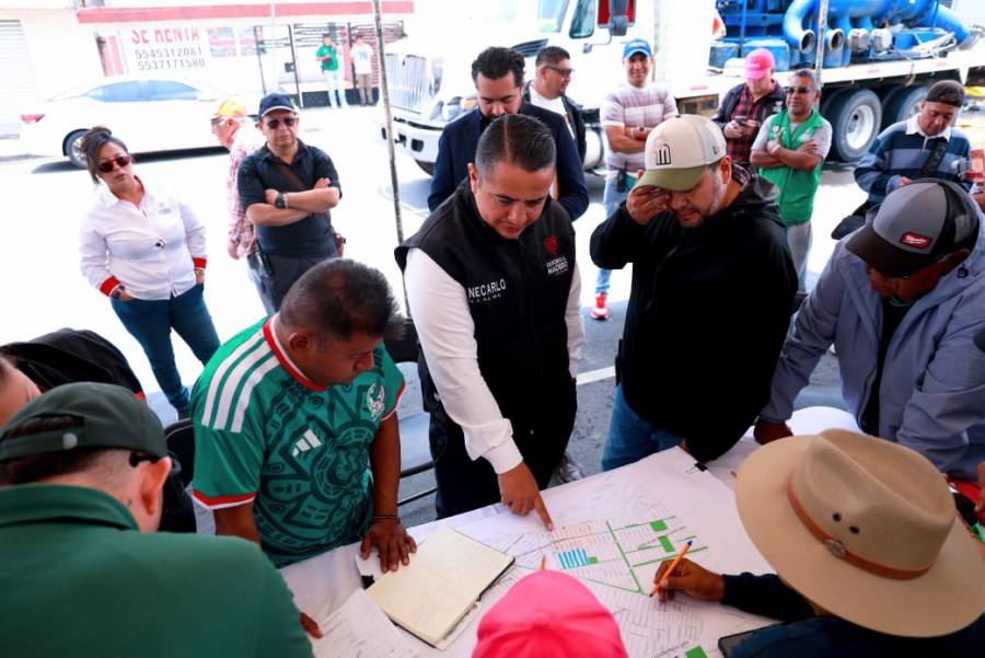 Alcaldía Gustavo A. Madero atiende encharcamientos en San Juan de Aragón tras intensas lluvias