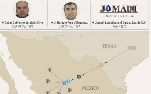 EEUU sanciona red ligada al CJNG por huachicol transfronterizo