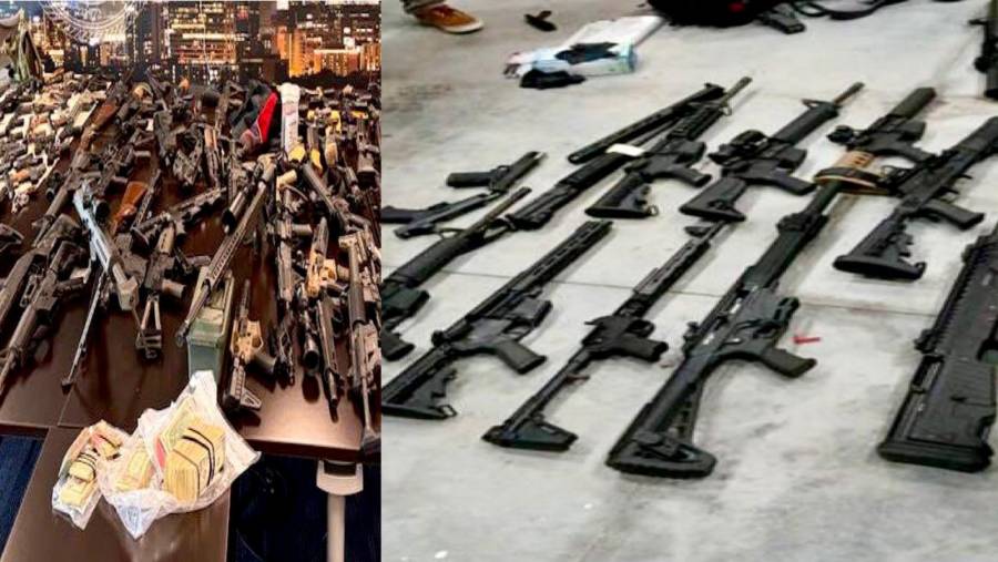 Estados Unidos decomisa 138 armas destinadas a México en operativo encubierto