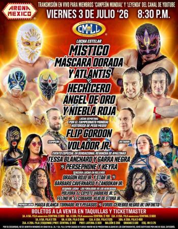 M&iacute;stico buscara la victoria ante Hechicero en una noche de alto voltaje en la Arena M&eacute;xico