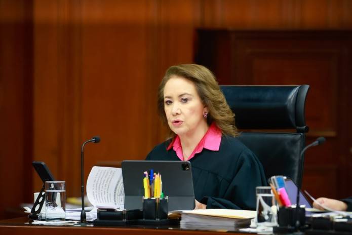 Ministra Yasmín Esquivel respalda proyecto sobre violencia vicaria en la Corte