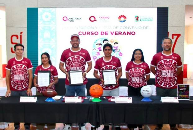 CODEQ y Benito Juárez firman convenio para el Curso de Verano “Baaxlo’ob Paalalo’ob 2026” en Cancún