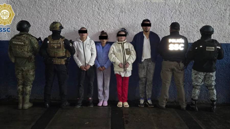 Detienen a cuatro presuntos operadores de ‘el Irving’ en la CDMX
