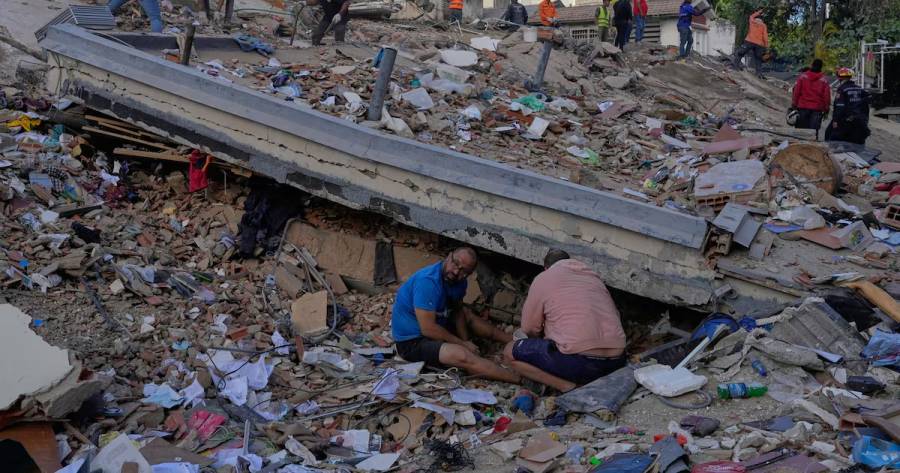 Venezuela eleva a 2,645 la cifra de muertos por doble terremoto