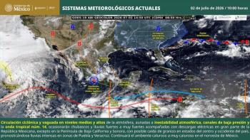 Valle de M&eacute;xico: cielo nublado y temperaturas contrastantes este s&aacute;bado 4 de julio