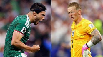 Ra&uacute;l Jim&eacute;nez llega al M&eacute;xico vs Inglaterra con seis goles ante Pickford en la Premier League
