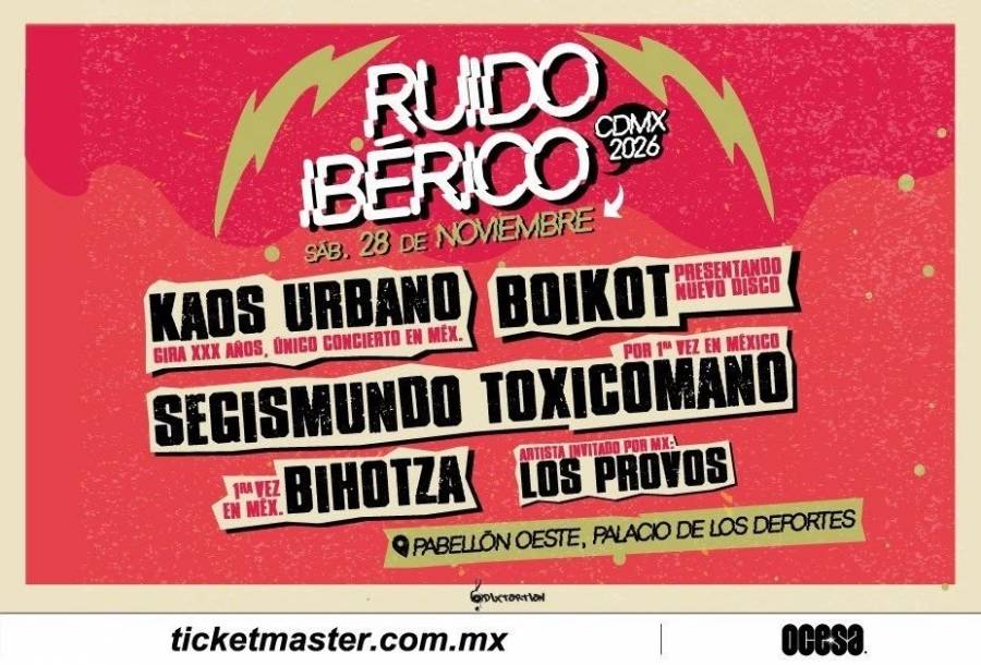 KAOS URBANO, BOIKOT, SEGISMUNDO TOXICOMANO, BIHOTZA Y LOS PROVOS PROTAGONIZAN EL FESTIVAL “RUIDO IBÉRICO”