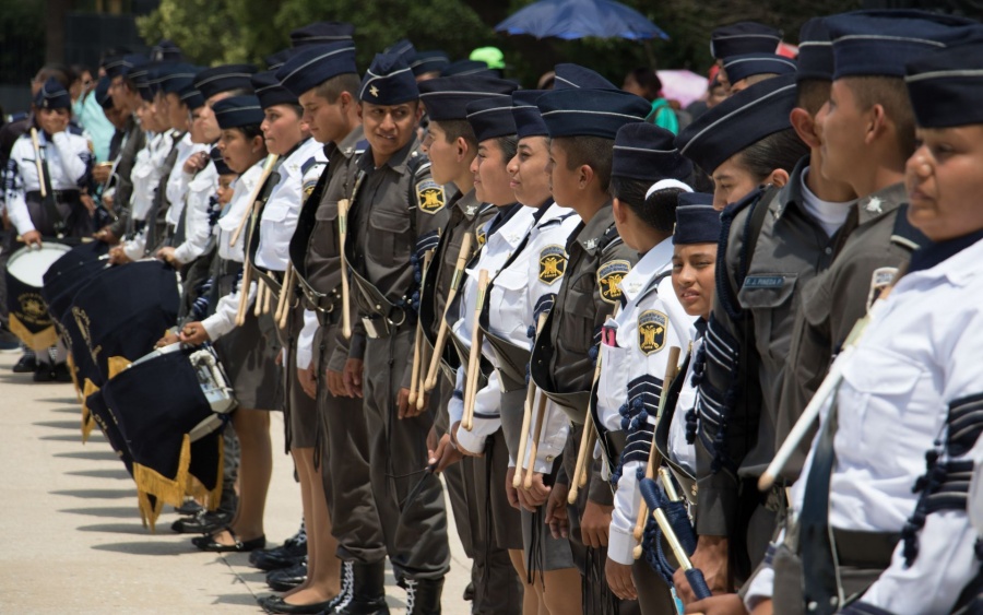 Primaria Juárez y Reforma, semillero de campeones en banda de guerra