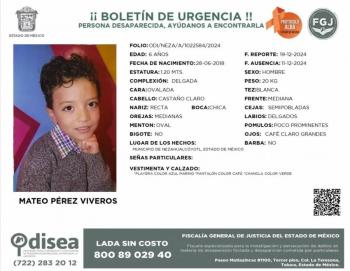 Denuncia madre sustracci&oacute;n de su ni&ntilde;o en Nezahualc&oacute;yotl; exige intervenci&oacute;n de autoridades