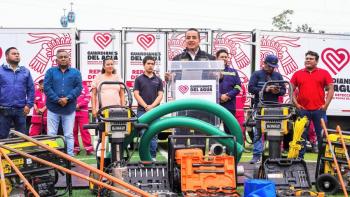 Janecarlo Lozano presenta a los “Guardianes del Agua” para atender fugas en Cuautepec en menos de 24 horas