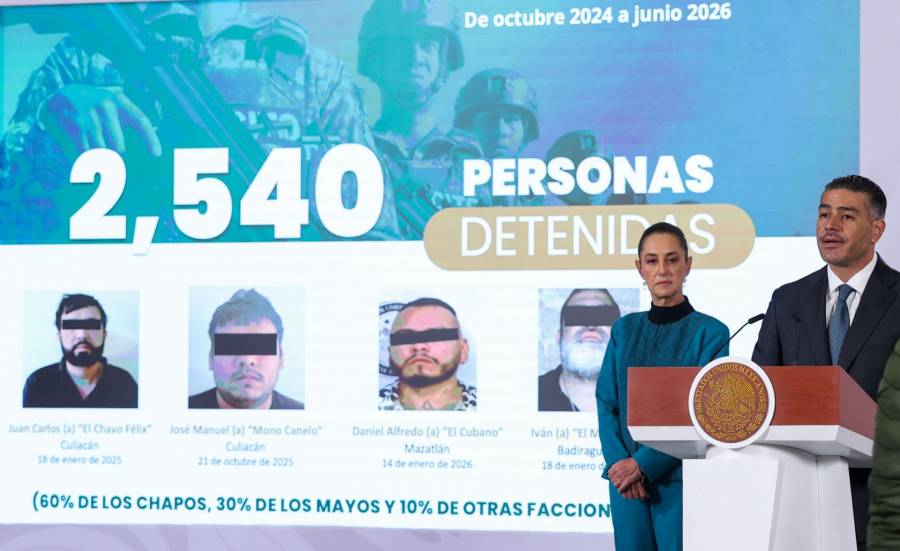 Operativos federales en Sinaloa reducen 44% homicidios y desmantelan más de 2 mil laboratorios