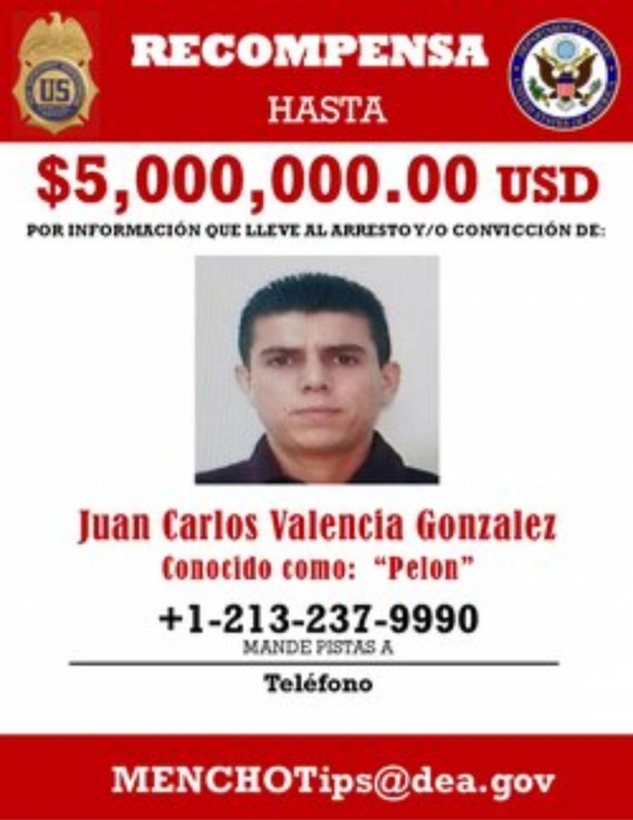 EU señala a Juan Carlos Valencia como nuevo jefe del CJNG tras la muerte de 