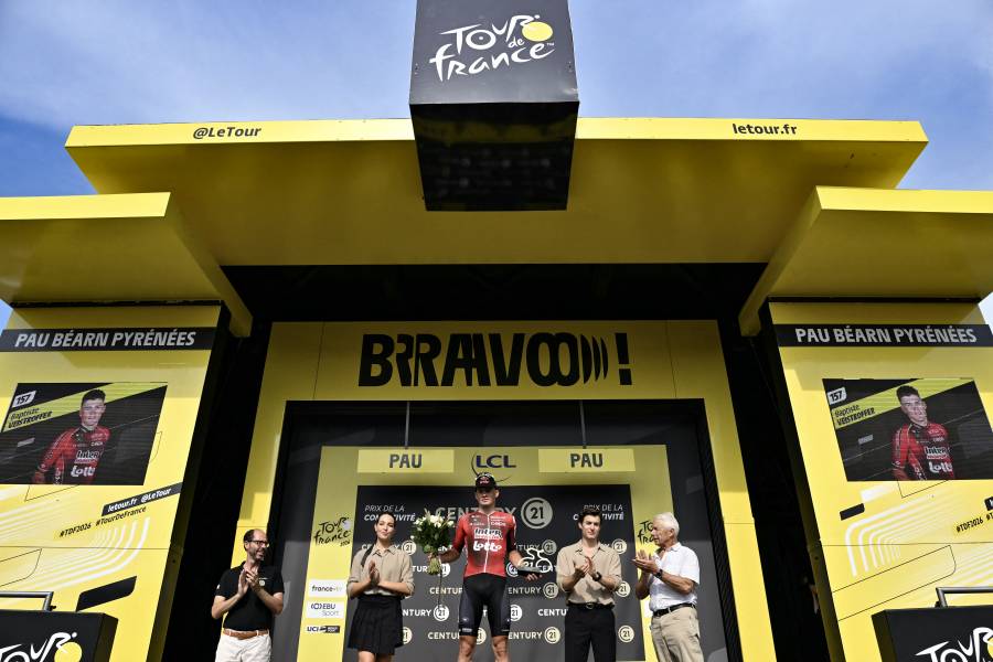 El neerlandés Olav Kooij gana al esprint la 5a etapa del Tour de Francia