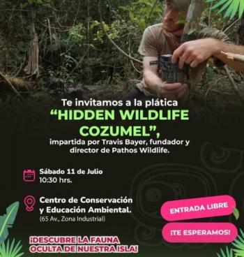 FPMC invita a pl&aacute;tica gratuita sobre la fauna oculta de Cozumel con el bi&oacute;logo Travis Bayer