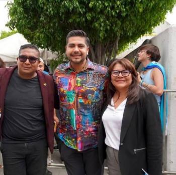 Diputada Zaria Aguilera recibe pliego petitorio de la comunidad LGBTTTIQ+ para impulsar reformas en favor de la diversidad