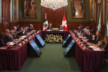Sheinbaum y presidente de Suiza acuerdan fortalecer cooperaci&oacute;n econ&oacute;mica, cient&iacute;fica y diplom&aacute;tica