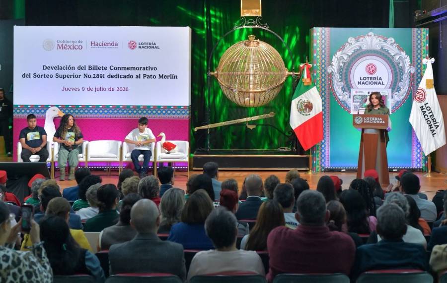Lotería Nacional dedica billete conmemorativo al Pato Merlín, ícono viral del Mundial 2026