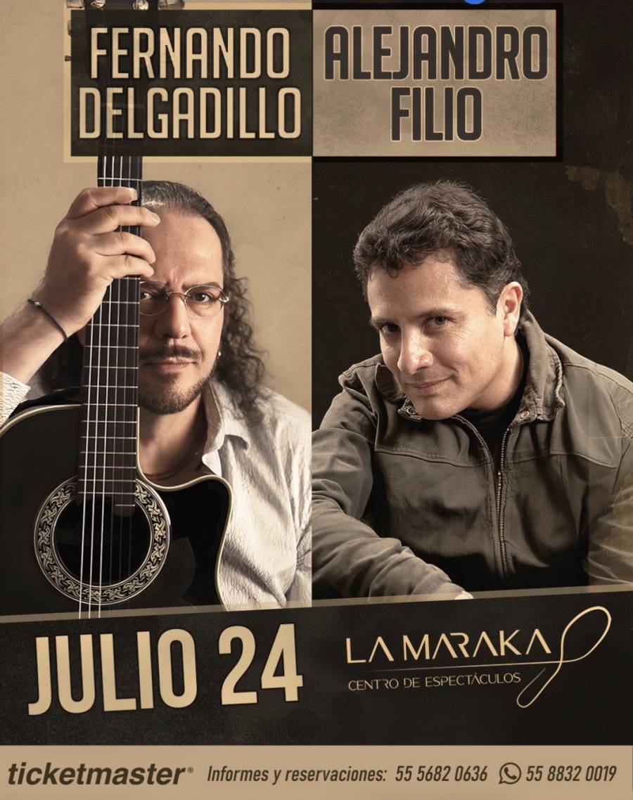 FERNANDO DELGADILLO Y ALEJANDRO FILIO: UNA VELADA PARA CELEBRAR LA POESÍA HECHA CANCIÓN