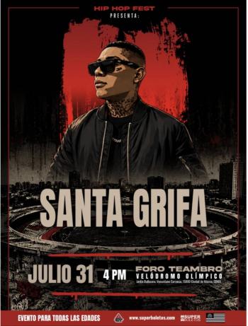 SANTA GRIFA EN EL FESTIVAL DE HIP-HOP