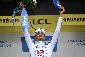 Isaac del Toro se coloca entre los tres mejores del Tour de Francia