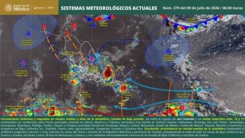 Ondas tropicales 16 y 17 provocar&aacute;n lluvias intensas en Oaxaca; Protecci&oacute;n Civil emite alerta