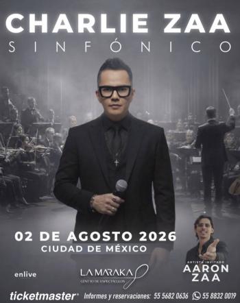 CHARLIE ZAA ANUNCIA GIRA MEXICANA Y LANZA EN RADIO SU NUEVO SENCILLO 