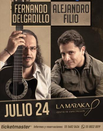 FERNANDO DELGADILLO Y ALEJANDRO FILIO: UNA VELADA PARA CELEBRAR LA POES&Iacute;A HECHA CANCI&Oacute;N