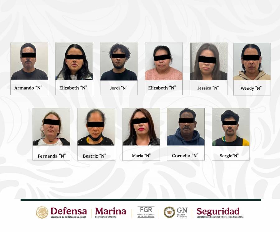 Aseguran autoridades federales más de 160 kilos de cocaína en aeropuerto de Tijuana y arrestan a 11 personas