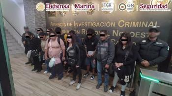 Aseguran 165 kilos de coca&iacute;na y detienen a 11 pasajeros en aeropuerto de Tijuana