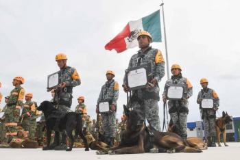 Misi&oacute;n mexicana ‘Yumare’ recupera 92 cuerpos y rescata 2 personas en Venezuela