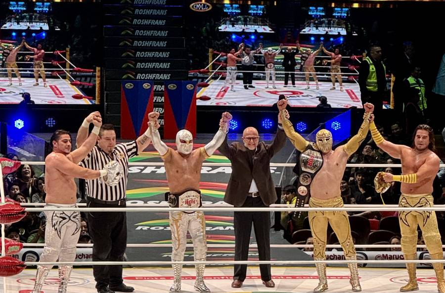 Místico y Máscara Dorada sostienen el reinado de ROH en una Arena México encendida