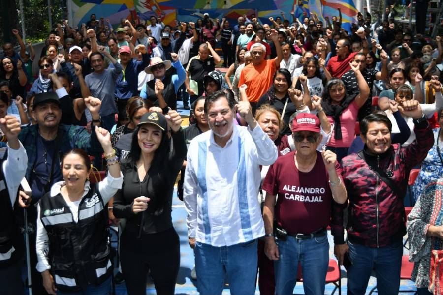 Gabriela Jiménez refrenda en Azcapotzalco el respaldo a Sheinbaum y a la soberanía nacional