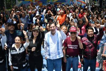 Gabriela Jim&eacute;nez refrenda en Azcapotzalco el respaldo a Sheinbaum y a la soberan&iacute;a nacional