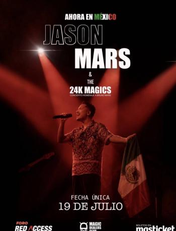 JASON MARS & THE 24K MAGICS HAR&Aacute;N HOMENAJE A BRUNO MARSEN CDMX