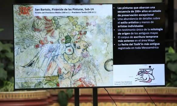 Descubren nombre de astrónomo maya del siglo VIII en San Bartolo-Xultún