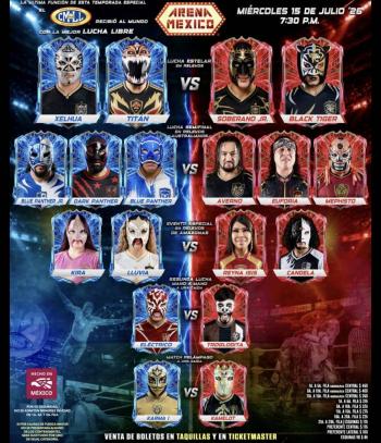 Martes de Arena M&eacute;xico y Mi&eacute;rcoles Especial de la Temporada de Verano presentan dos carteleras imperdibles