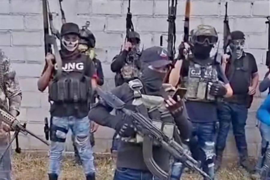 CJNG amenaza a Unión Tepito y Cártel de Tláhuac en video difundido en redes