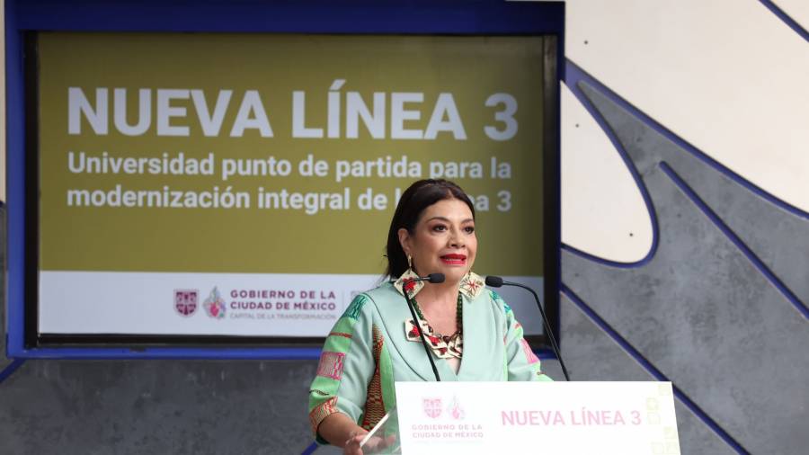 Presenta Brugada plan de renovación de la Línea 3 del Metro con inversión de 40 mil mdp