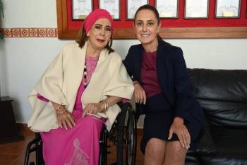 Presidenta lamenta fallecimiento de la primera actriz Elsa Aguirre, figura del cine mexicano