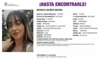 Confirman hallazgo sin vida de mujer colombiana desaparecida en el Estado de M&eacute;xico