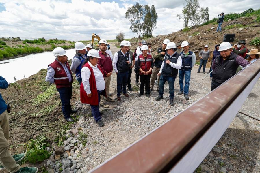 Inician pruebas del Colector Xochiaca para reducir riesgos de inundaciones en Neza
