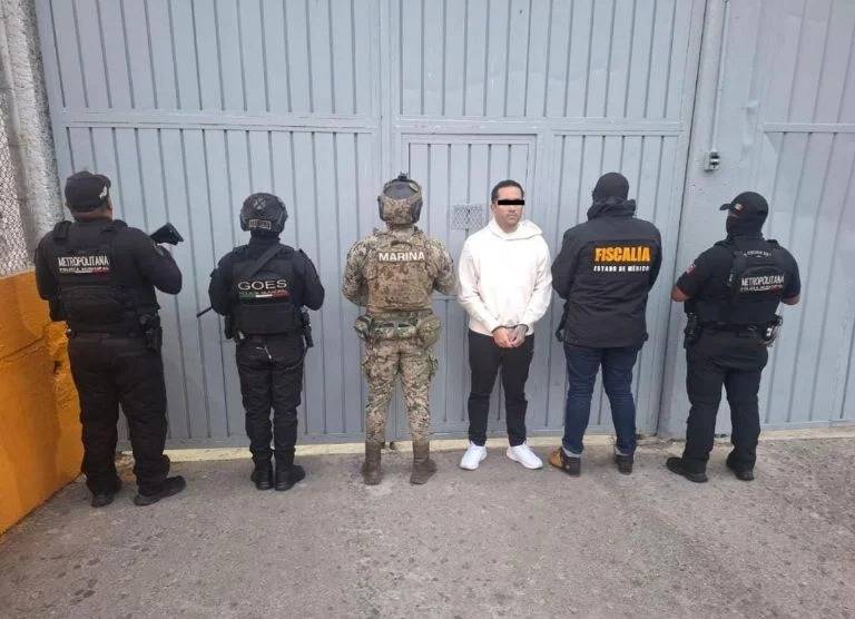 Detienen a líder de robo de combustible en inmediaciones del AICM
