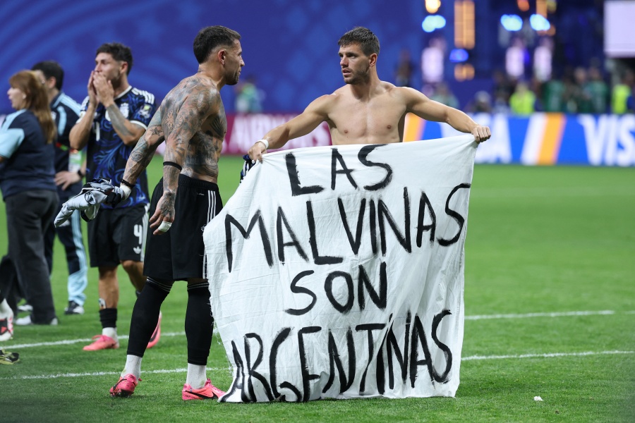 FIFA investiga la pancarta de Argentina sobre las Malvinas previo a final del Mundial