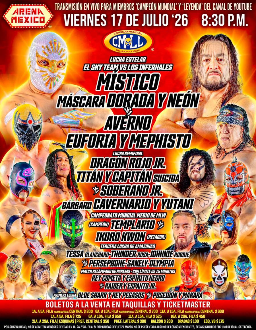 Místico lidera al Sky Team ante Los Infernales en un Viernes Espectacular de alto impacto