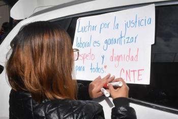 CNTE realiza nueva movilizacioacuten en CDMX para exigir atencioacuten a sus demandas