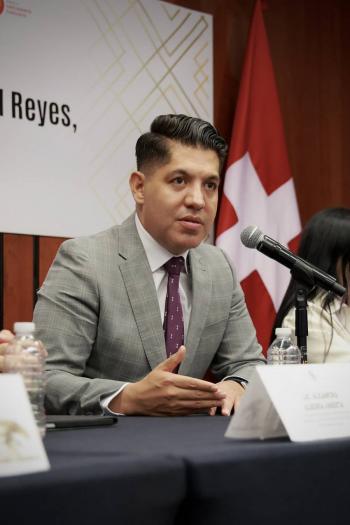 Impulsa Emmanuel Reyes alianza con sector suizo para fortalecer la innovaci&oacute;n y el desarrollo del sistema de salud en M&eacute;xico
