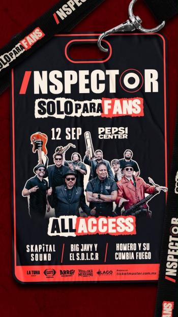 INSPECTOR regresa la CDMX con un show solo para fans