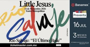 La fiesta de R&iacute;o Salvaje de Little Jesus se hace m&aacute;s grande, ¡El Teatro Metrop&oacute;litan es la siguiente parada!