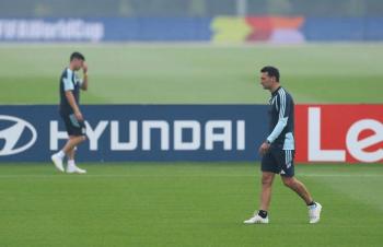 Espa&ntilde;a y Argentina suspenden entrenamientos previos a la final del Mundial por lluvias
